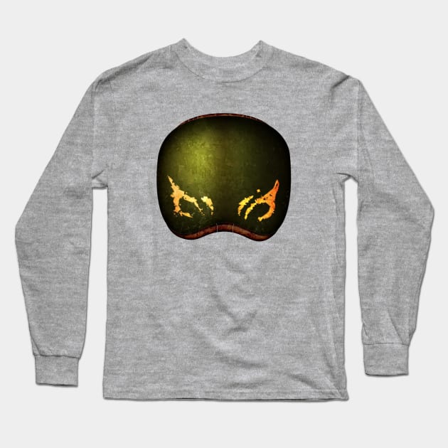 Blind Warrior Monk Long Sleeve T-Shirt by DavidWhaleDesigns